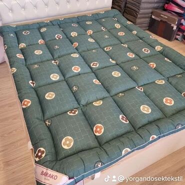 Matraslar: Barako döşək, 4 küncü rezinli, tərkibi sintifondur, parçası pambıqdır — 4