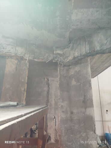 Beton işləri: Səssiz tozsuz səliqəli kəsim. Beton katlavan monolit kubik — 8