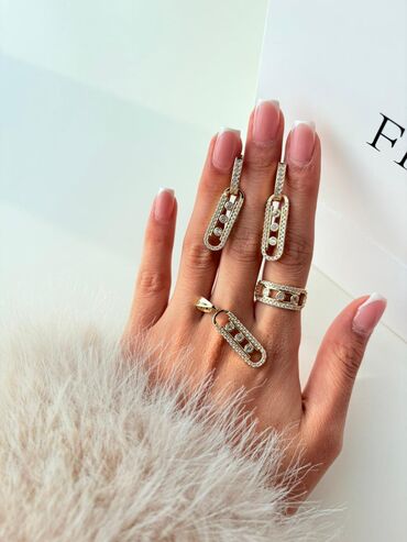 Bijuteriya dəstləri: Qadınlar üçün zərgərlik aksesuarları dəsti və ayrı-ayrı modellər - — 7