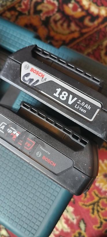 Ehtiyat hissələri: Məhsul: Bosch 18V Li-Ion batareyalar (2 ədəd) - Model: GBA 18V 2.0Ah — 2