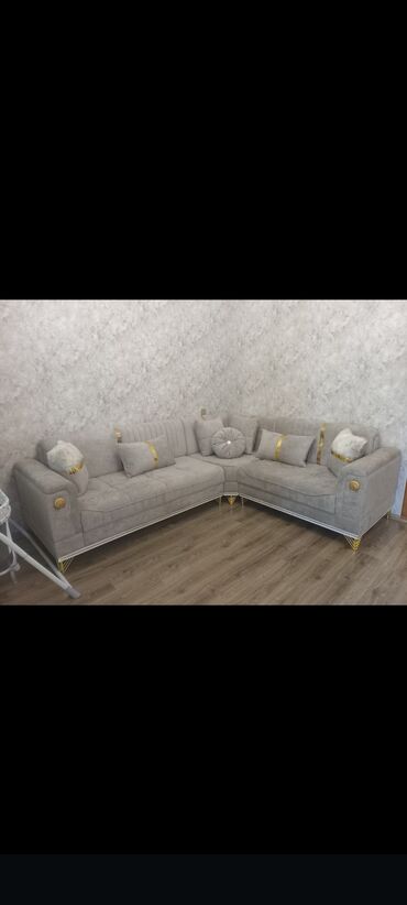 Sifarişlə divan dəstləri: Mebel istehsalı – dizayn və sifarişlə - Yumşaq mebel: klassik üçlü — 20