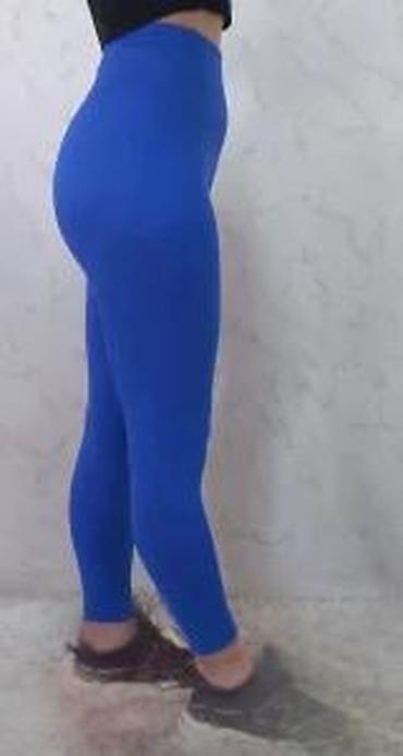 Helanke, biciklistički šortsevi: Ženske sportske helanke – kraljevski plave - Visok struk sa širokim — 13