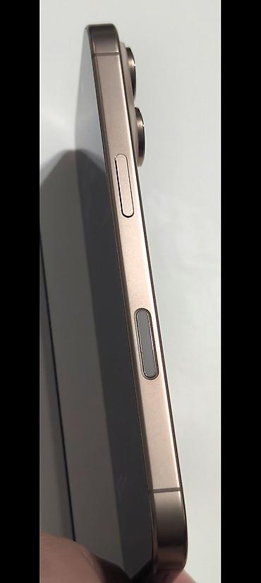 apple watch бишкек цена: IPhone 16 Pro, Колдонулган, 256 ГБ, Desert Titanium, Каптама, Кабель, Куту, 93 % — 7