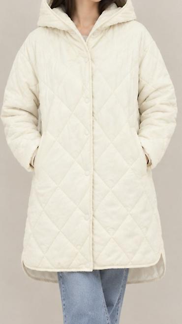 Qadınlar üçün kapüşonlu quilted godekce ela veziyyetde M razmerdi L