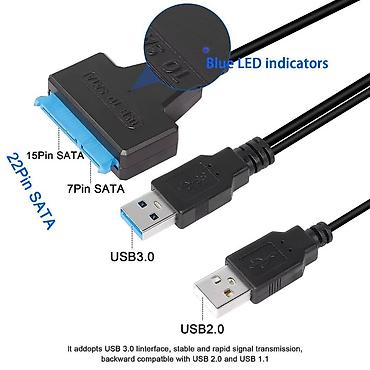 notebook: Адаптер USB 2.0/3.0 to SATA - для подключения к компьютеру — 3