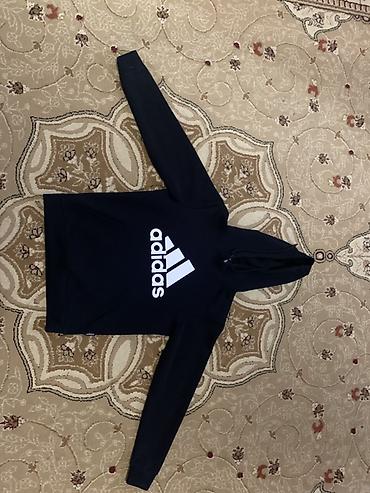 мектеп сумка: Эркектердин толстовкасы, S, Adidas, Колдонулган, түсү - Кара, Акылуу жеткирүү — 1