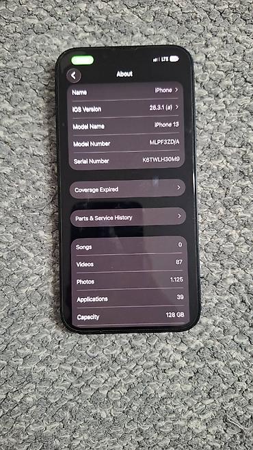 polovni tablet: Apple Iphone 13 128GB Na telefonu je sve fabricko,nikada — 6