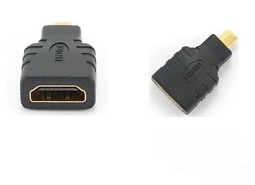 Kablovi i adapteri za kamere: Adapter Micro HDMI (muški) na HDMI (ženski) - Pretvara Micro HDMI — 3