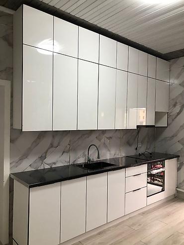 Кухонные гарнитуры: Кухонный гарнитур, Новый, цвет - Белый, ДСП, Бесплатная доставка — 19