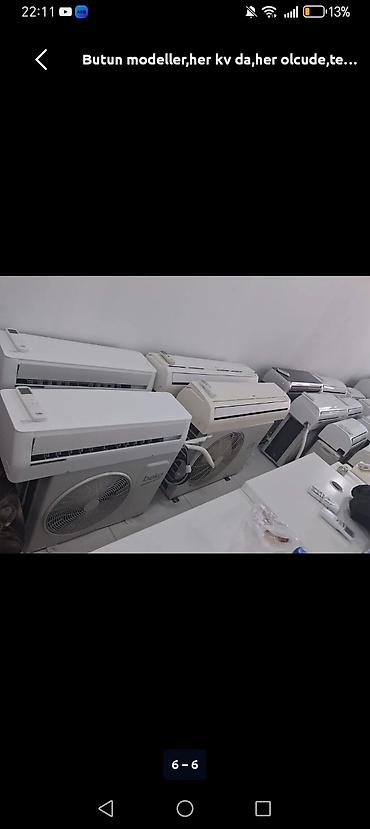 pultu: Müxtəlif markalı split kondisionerlər – geniş model seçimi. - Divar — 1