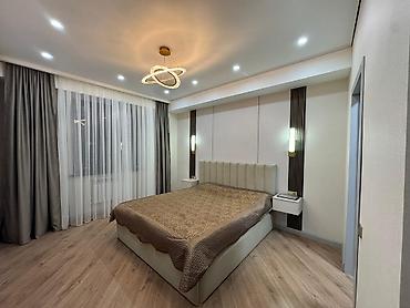 60: 3 комнаты, 93 м², Тунгуч мкр Элитка, 14 этаж, Евроремонт — 10