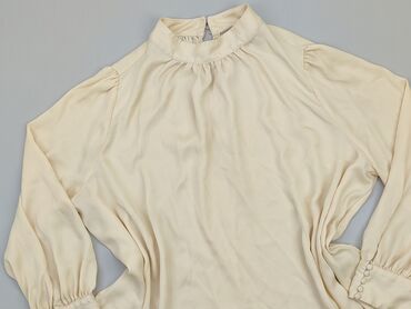 żółte bluzki z długim rękawem: Bluzka Damska, H&M, 2XL, stan - Idealny