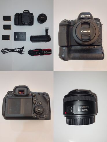 Fotokameralar: Öz şəxsi kameramı satıram Canon 6D mark ll + Battery Grip +