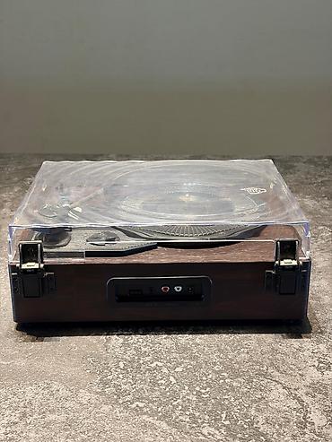 retro gramofon: 🎵 Retro Vinil Pleyer (Gramofon) – Bluetooth / AUX / Daxili Dinamik — 3