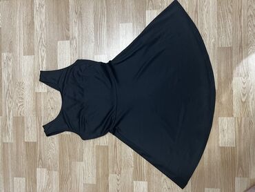 haljine letnje duge: M (EU 38), bоја - Crna, Drugi stil, Na bretele