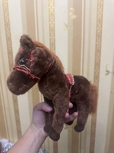 poni yumşaq oyuncaqlar: Yumşaq oyuncağ – at fiquru - Material: yüksək keyfiyyətli plyuş — 2