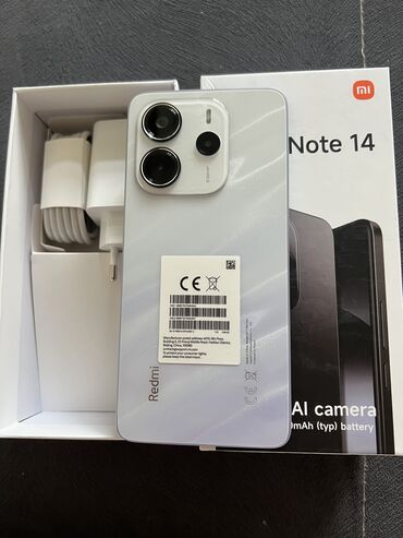 купить прошитую nintendo switch oled: Redmi, Redmi 14C, Жаңы, 256 ГБ, түсү - Ак