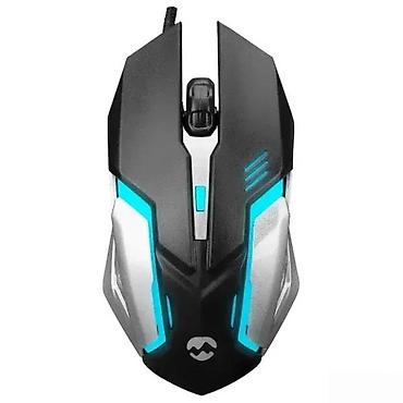 one s: Gejming miš sa RGB osvetljenjem i žičnom vezom - Futuristički dizajn — 6