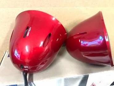 Zvučnici, slušalice i mikrofoni: Tchibo stereo zvučnici – crveni, dizajnerski “cup” oblik - Tip: žični — 8