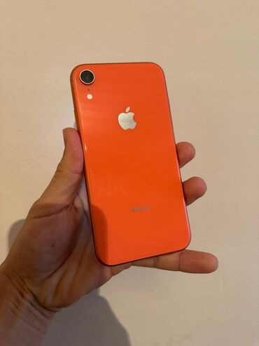 Apple iPhone: IPhone Xr, Б/у, 64 ГБ, Розовый, Защитное стекло, Чехол, 80 %