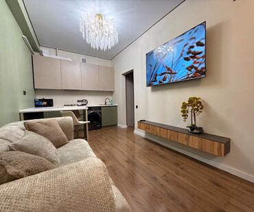 Посуточная аренда квартир: 1 комната, Душевая кабина, Постельное белье, Кондиционер — 6