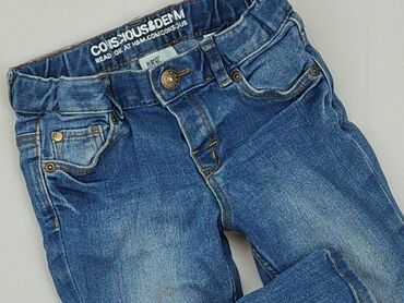 kombinezon jeansowy levis: Denim pants, H&M, 9-12 months, condition - Good