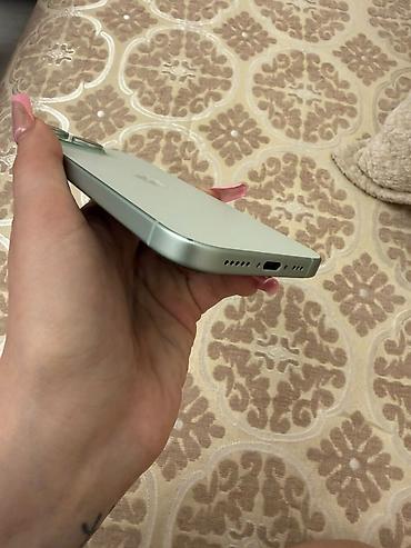 iphone 13 2ci əl: IPhone 15, 128 GB, Yaşıl, Face ID, Simsiz şarj — 6