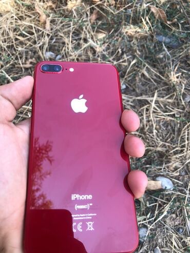 чехол на айфон 6 s: IPhone 8 Plus, Б/у, 64 ГБ, Красный, Защитное стекло, Чехол, Зарядное устройство, 100 %