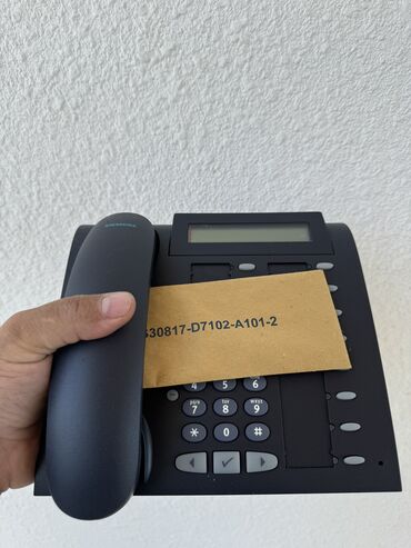 telefon ikinci el satış: Stasionar telefon Simli, Yeni, Ünvandan götürmə
