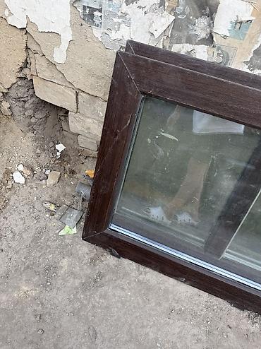 window: Под б/у (почти новая)Пластиковое двери с импостом, ламинация под — 8