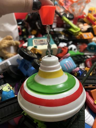 Игрушки: Набор детских игрушек В комплекте: - Яркий пластиковый волчок с — 4