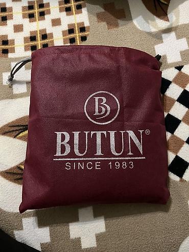 Мужская сумка через плечо BUTUN - Материал: натуральная кожа с