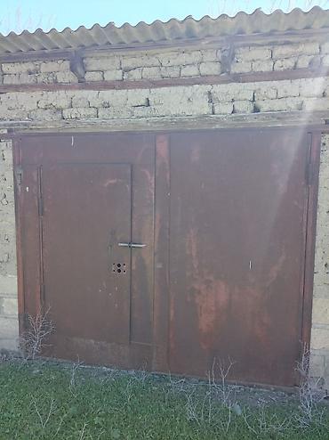 həyət gulu: Metaldan qapı dəsti – anbar/qaraj üçün - Material: möhkəm polad — 1