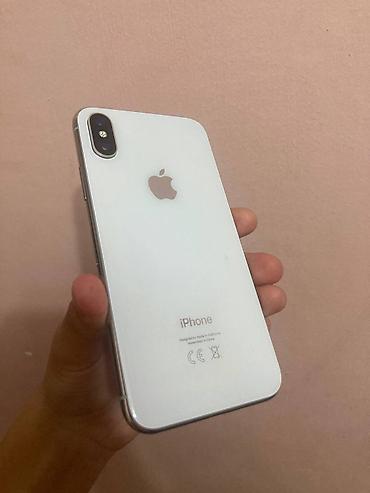 Apple iPhone: IPhone X, Б/у, 64 ГБ, White Titanium, Зарядное устройство, Защитное стекло, Чехол, 63 % — 2