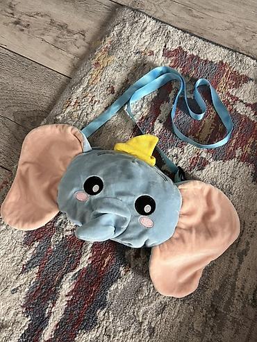 kipling monkey: Детская сумка через плечо в виде слонёнка - Мягкий плюшевый материал — 1