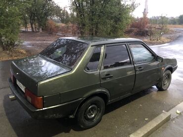 матиз тюнинг обвес: Автомобиль: седан ВАЗ 21099 (семейство Samara), 4 двери, темно‑зеленый