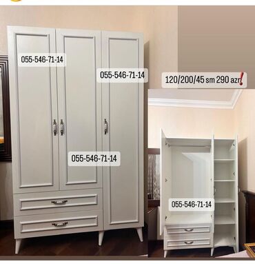 Divanlar: Yeni, 3 qapılı Düz dolab, Qarderob, paltar dolabı lalafo.az -da Divanlar: Yeni, 3 qapılı Düz dolab, Qarderob, paltar dolabı