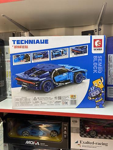 лего ф1: Конструктор SEMBO Technic Style — спортивный автомобиль в ярком синем — 2