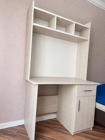 ofis ləvazimatı: Düz masa, Polkalı, Siyirməli, Sadə laminat — 3