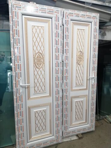 Plastik qapılar: Plastik Naxışlı Hamam Qapıları Plastik aluminium qapı pəncərə — 13