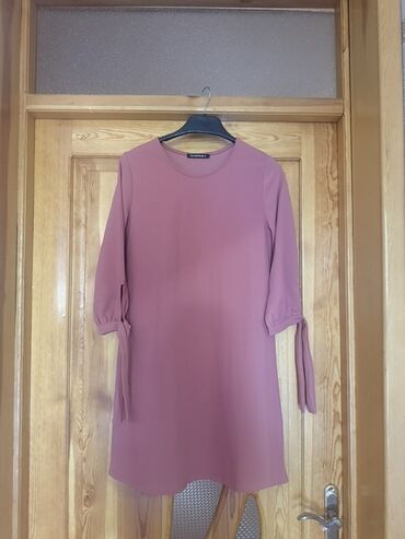 купить купальник в баку: Qadın tunik/mini don - Rəng: toz-çəhrayı (mauve tonunda) - Dizayn