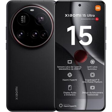 аккумулятор на телефон: Xiaomi, 15 Ultra, Б/у, 512 ГБ, цвет - Черный