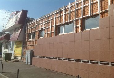 фундамент куям: Фасадды оңдоп-түздөө, Фасадды жылуулоо, Фасад жасалгасы | Керамогранит, Клинкердик плитка | Пенопласт, Пеноплекс, Пенополистирол 6 жылдан ашык тажрыйба