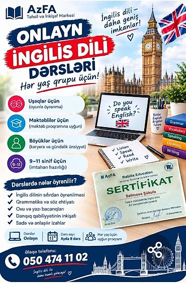 gitara kurslari: Xarici dil kursu, İngilis dili, Böyüklər üçün, Diplom, sertifikat — 2