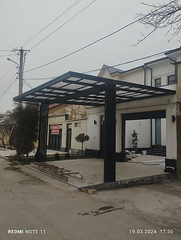 декоративные фасады: Навес, Арочный, Металл, Поликарбонат, Новый, Установка — 10