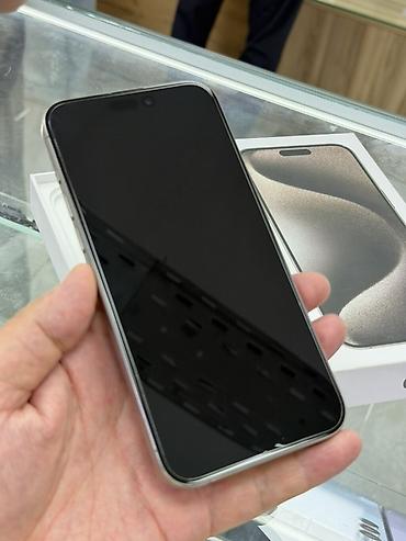 iphone 11 osh: IPhone 15 Pro Max, Б/у, 512 ГБ, Natural Titanium, Коробка, 89 % — 4