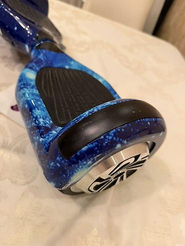 Elektrik nəqliyyatı: Elektrikli giroskut (hoverboard) – mavi “galaxy” dizayn - Təkər — 2