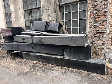 Другие детали вентиляции, охлаждения и отопления: Воздуховоды прямоугольные металлические (черные) - Материал: сталь — 1