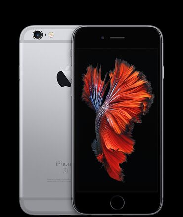 ayfon 6 s: IPhone 6s, 64 GB, Ağ, Simsiz şarj, Face ID