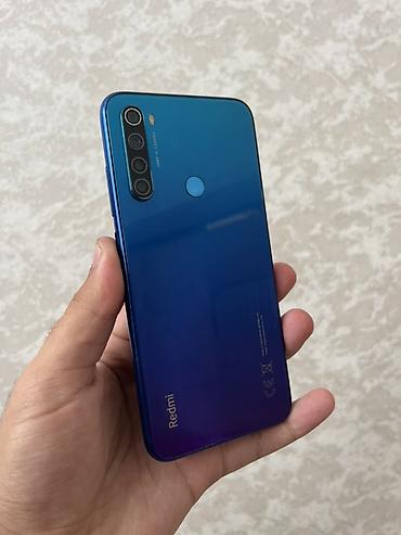 Redmi Note 8, 64 GB, rəng - Göy, Barmaq izi, İki sim kartlı, Face ID